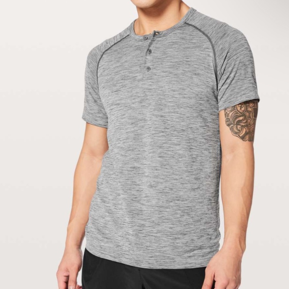 Lululemon Metal Vent Tech Henley T-Shirt Large